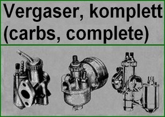 BING: Vergaser/ carburators